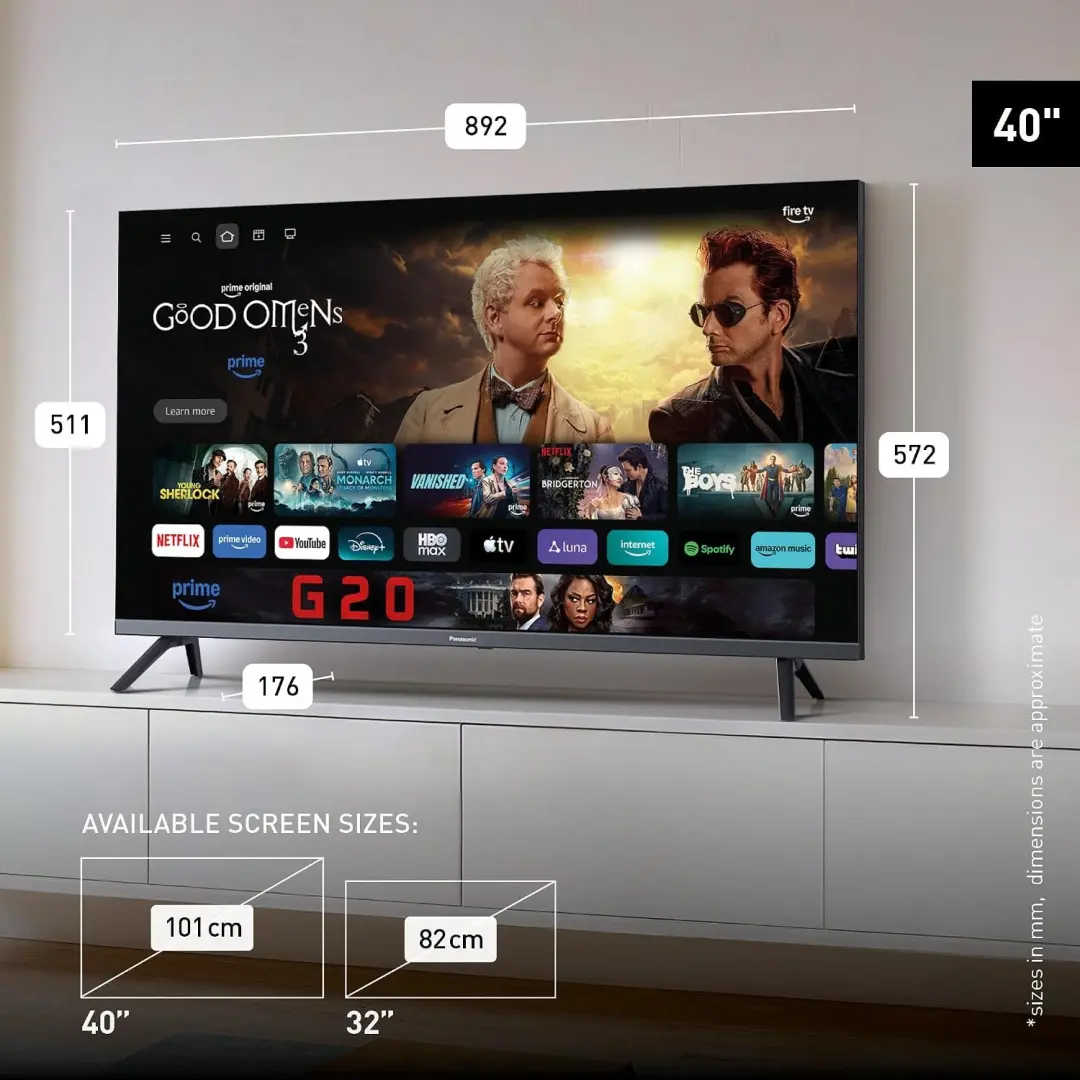 Panasonic TV-40S65CEZS Full HD Smart TV 101cm - Zwart - afbeelding 3 van 6