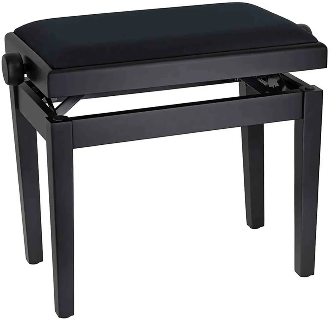 Boston PB10/1520 Pianobank, verstelbaar 48 tot 56 cm, zwart