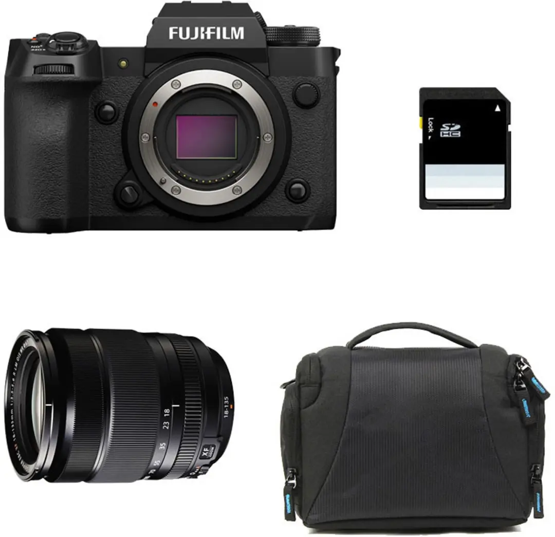 FUJIFILM X-H2 + 18-135 + Tasche + 8 GB SD-Karte