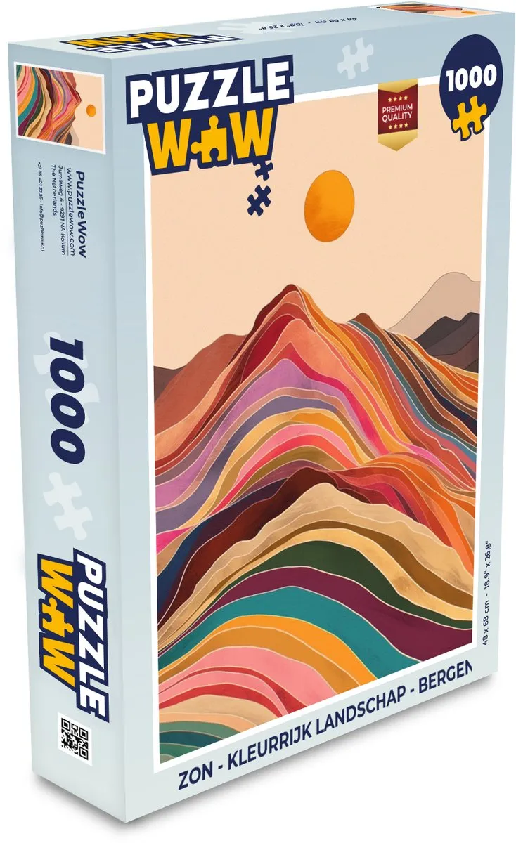PuzzleWow Legpuzzel 1000 Stuks