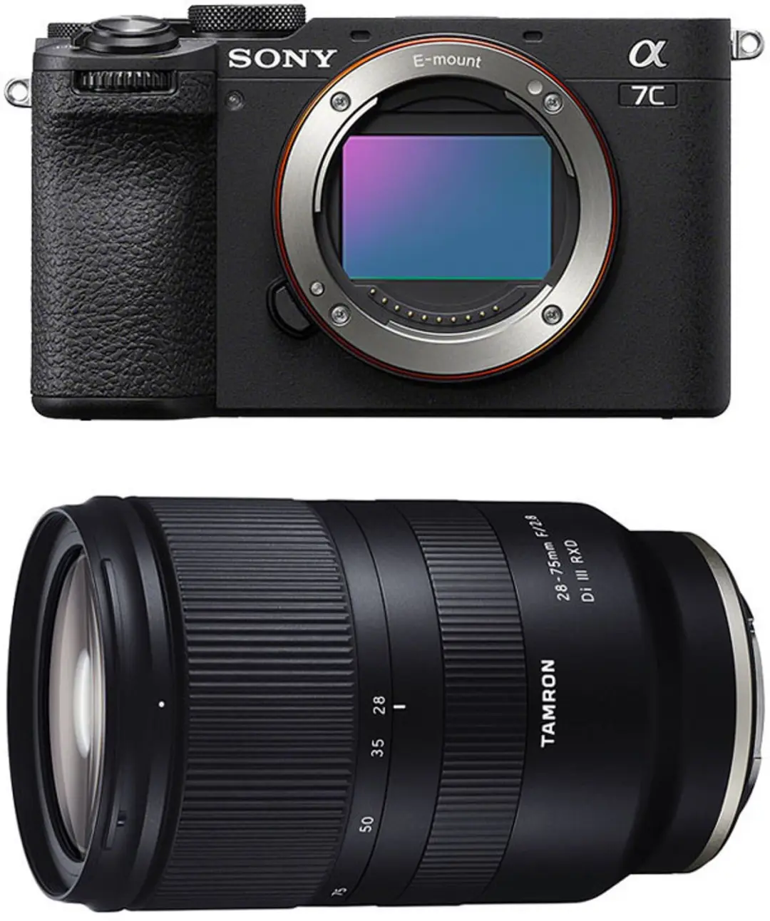 SONY ALPHA 7C II BLACK + TAMRON 28-75mm G2 f/2.8 Di III VXD SONY FE
