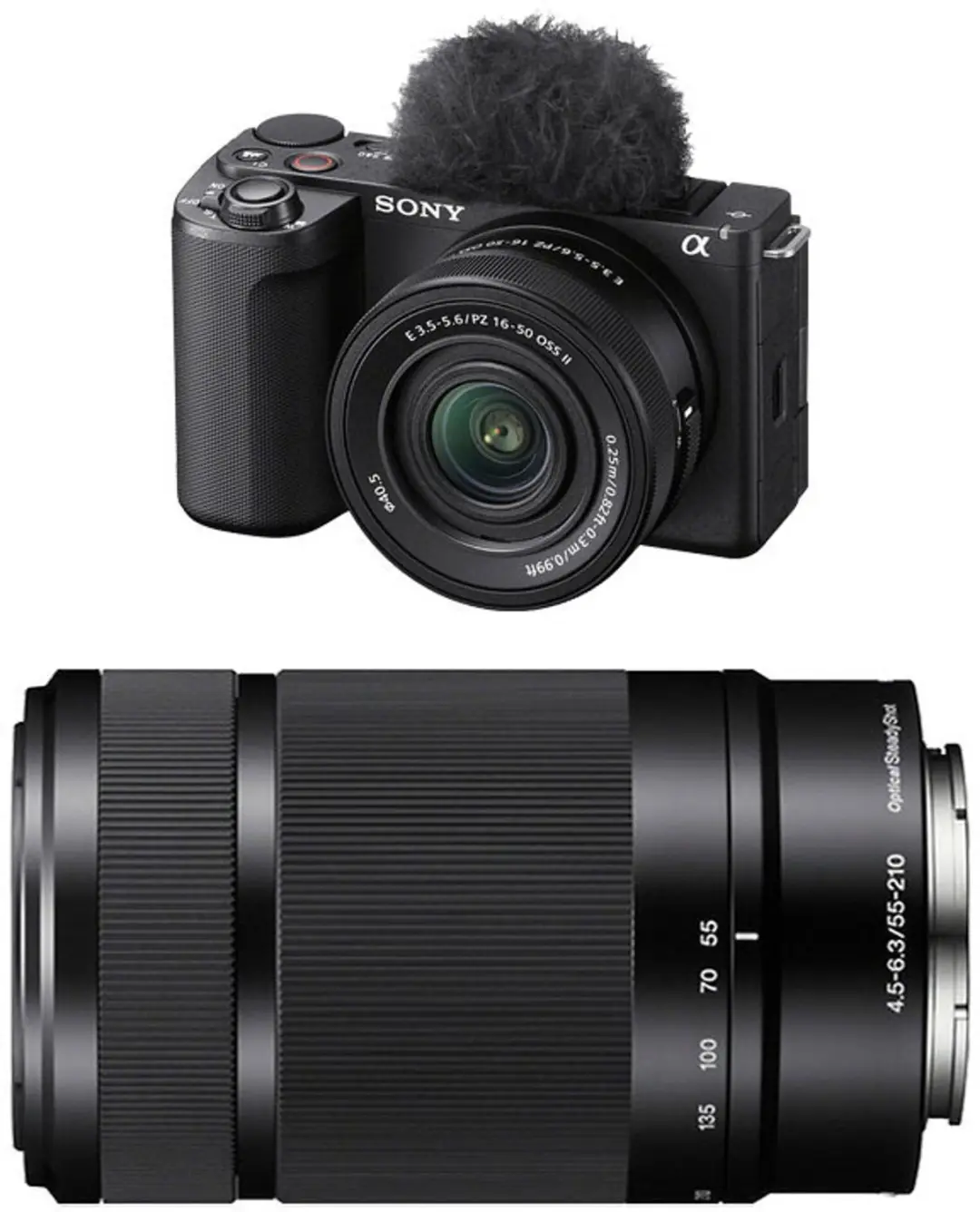 SONY ALPHA ZV-E10 II SCHWARZ + 16-50 II + 55-210