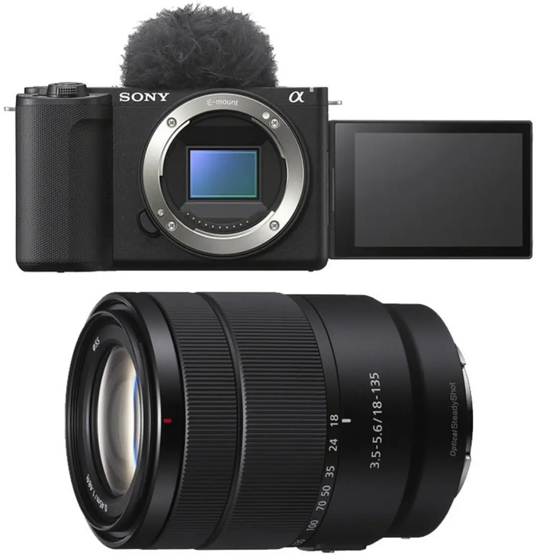 SONY ALPHA ZV-E10 II SCHWARZ + 18-135
