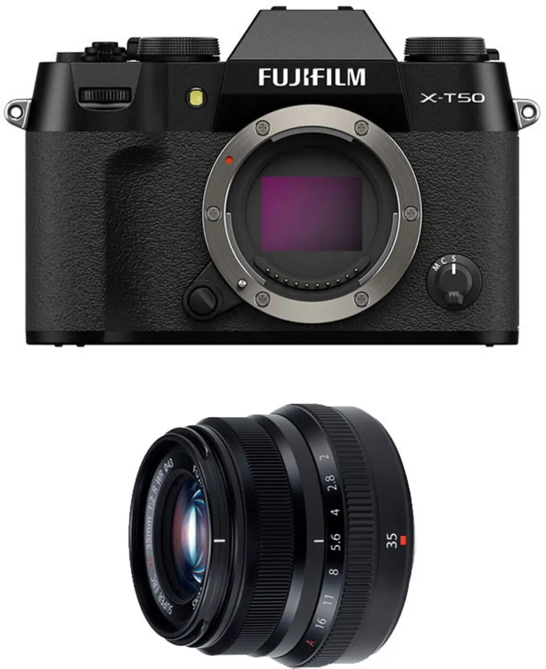 FUJIFILM X-T50 BLACK + 35mm f/2 WR