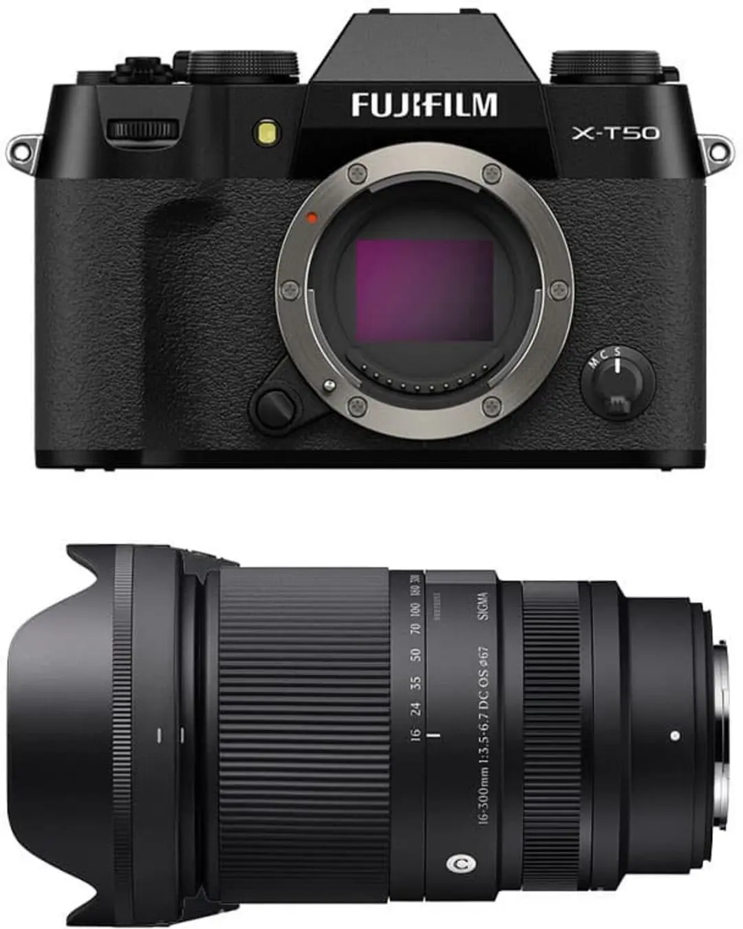FUJIFILM X-T50 Schwarz + SIGMA 17-40mm f/1.8 DC Art Objektiv