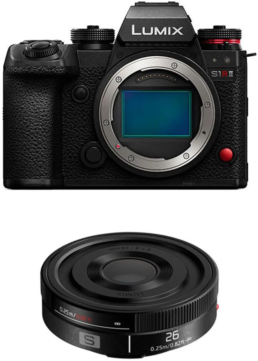 PANASONIC Lumix S1R II + S 26mm f/8 Pancake-Objektiv