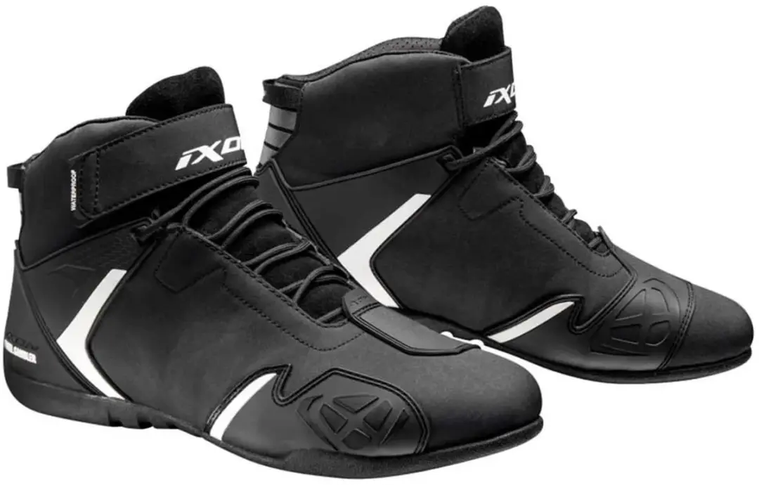 IXON Gambler WP Motorschoenen 44 - Zwart/Wit - afbeelding 4 van 4