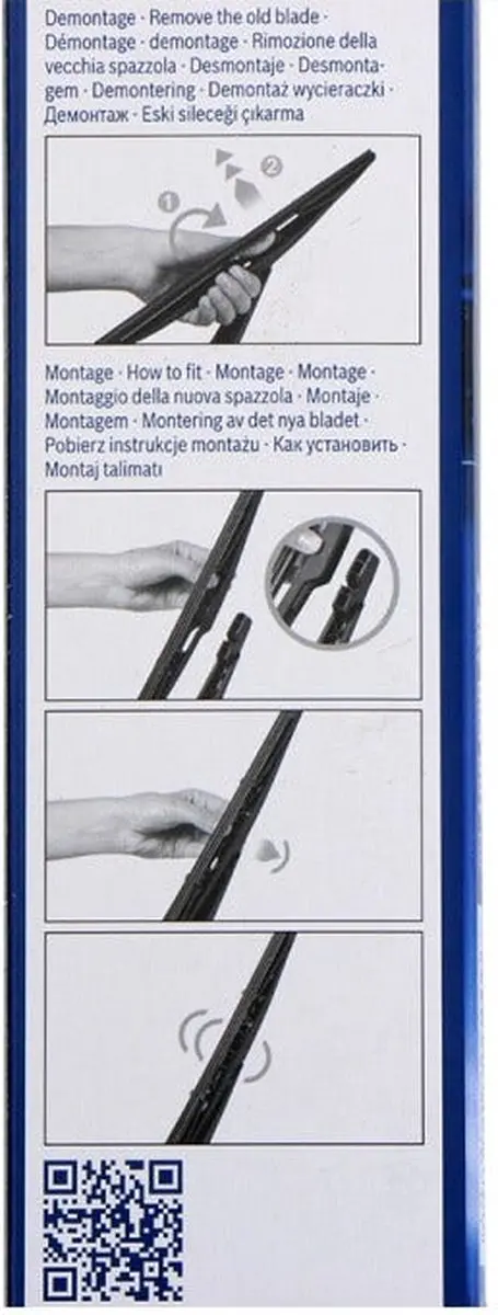 Bosch H304 Ruitenwisser Achter 300mm - Zwart - afbeelding 4 van 6