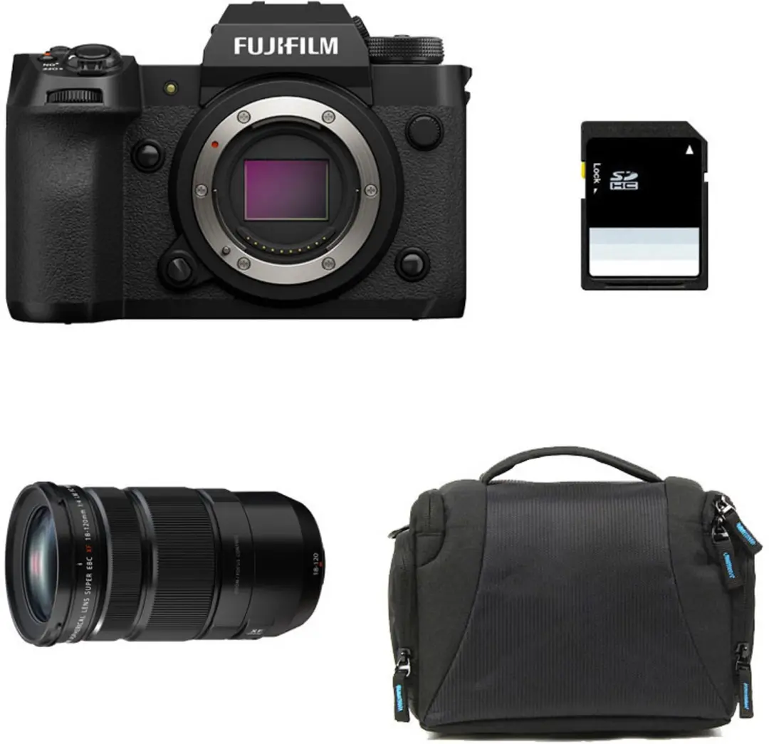 FUJIFILM X-H2 + 18-120 + Tasche + 8 GB SD-Karte