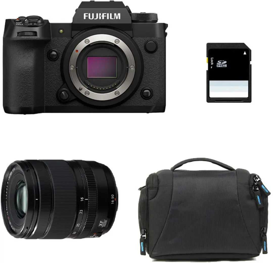 FUJIFILM X-H2 + 16-50 + Tasche + 8 GB SD-Karte