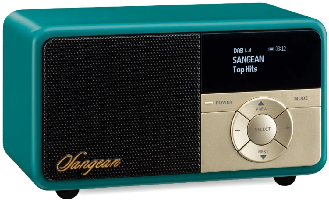 Sangean DDR-7X DAB+ Radio - Groen - afbeelding 4 van 6