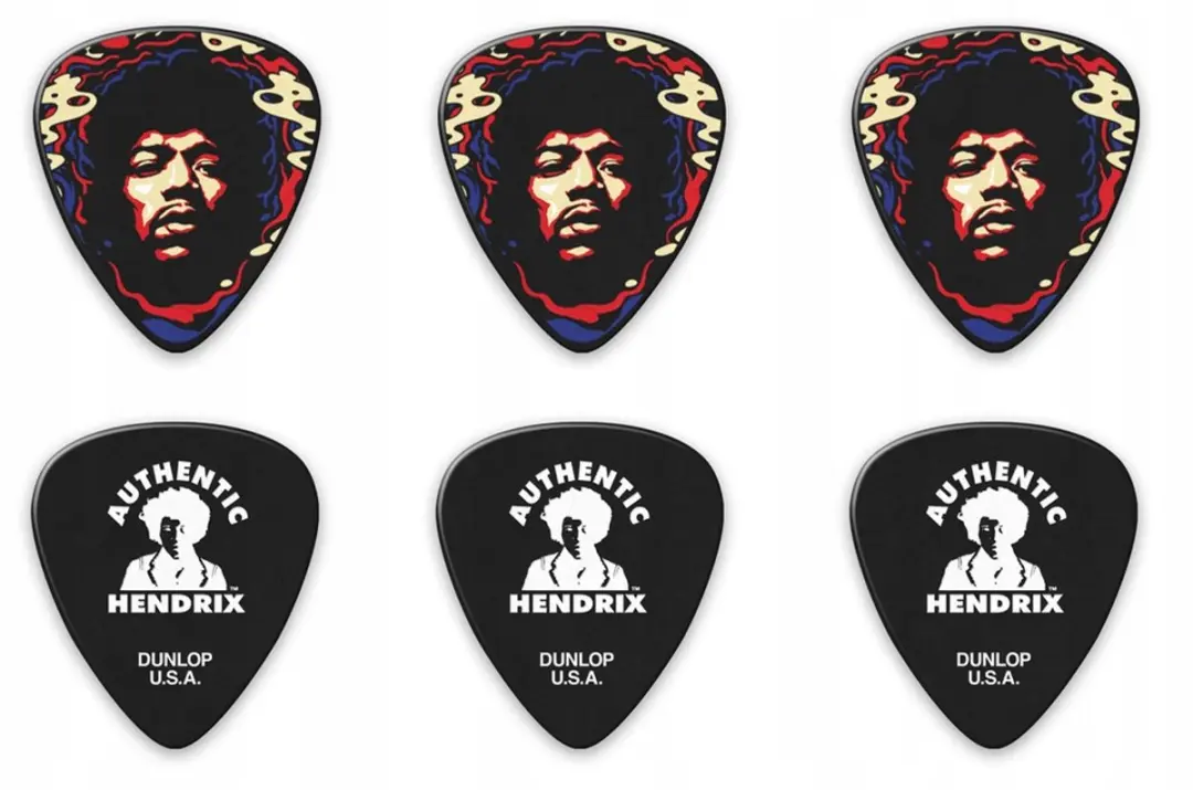 Dunlop JHP15HV Hendrix Gitaar Plectrums - 6 Stuks Multicolor - afbeelding 4 van 6