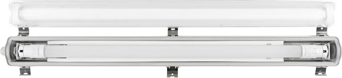 Ledvion LED TL Armatuur 120cm 12W 6500K - Grijs - afbeelding 3 van 6