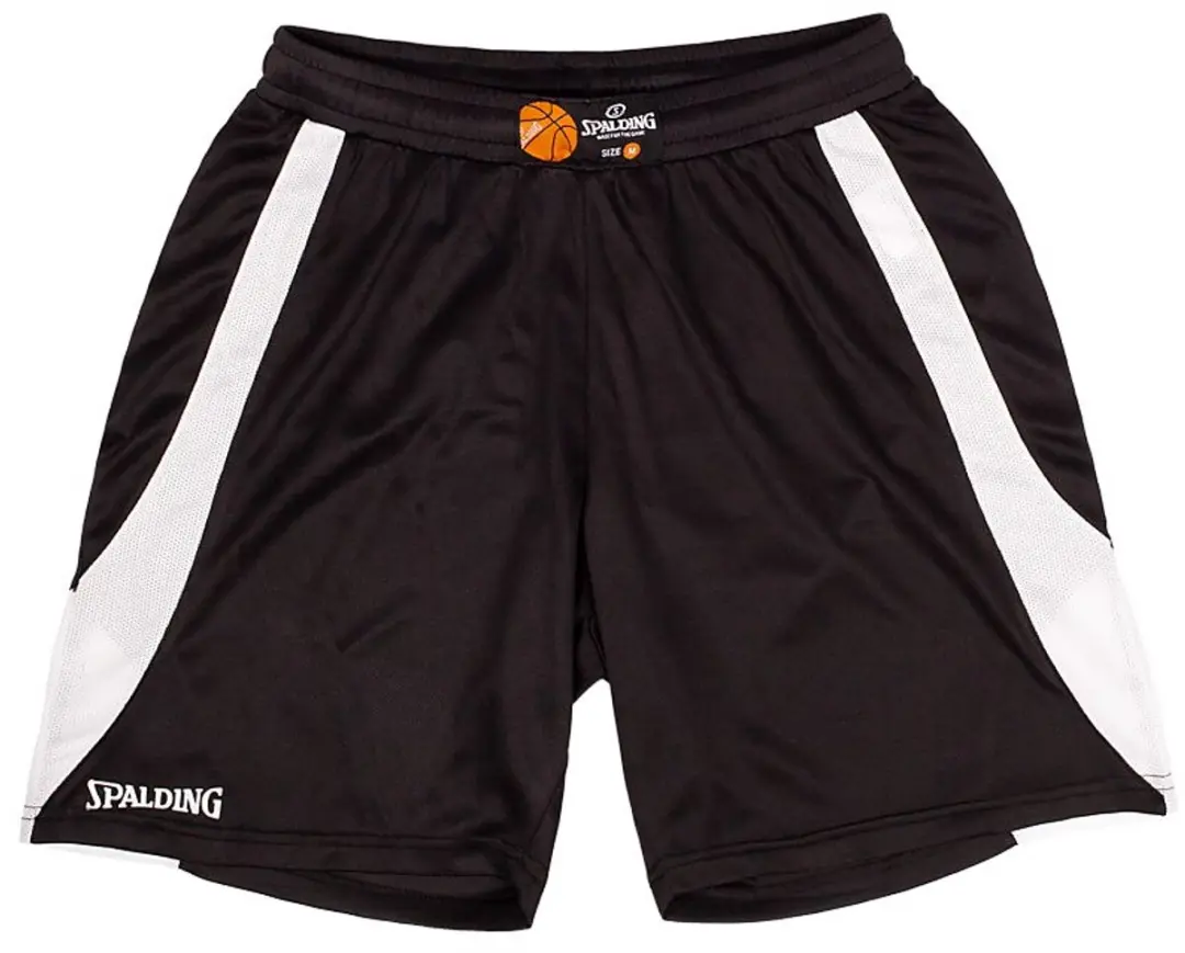 Spalding Dames Jam Short L - Zwart/Wit/Multikleurig - afbeelding 2 van 6