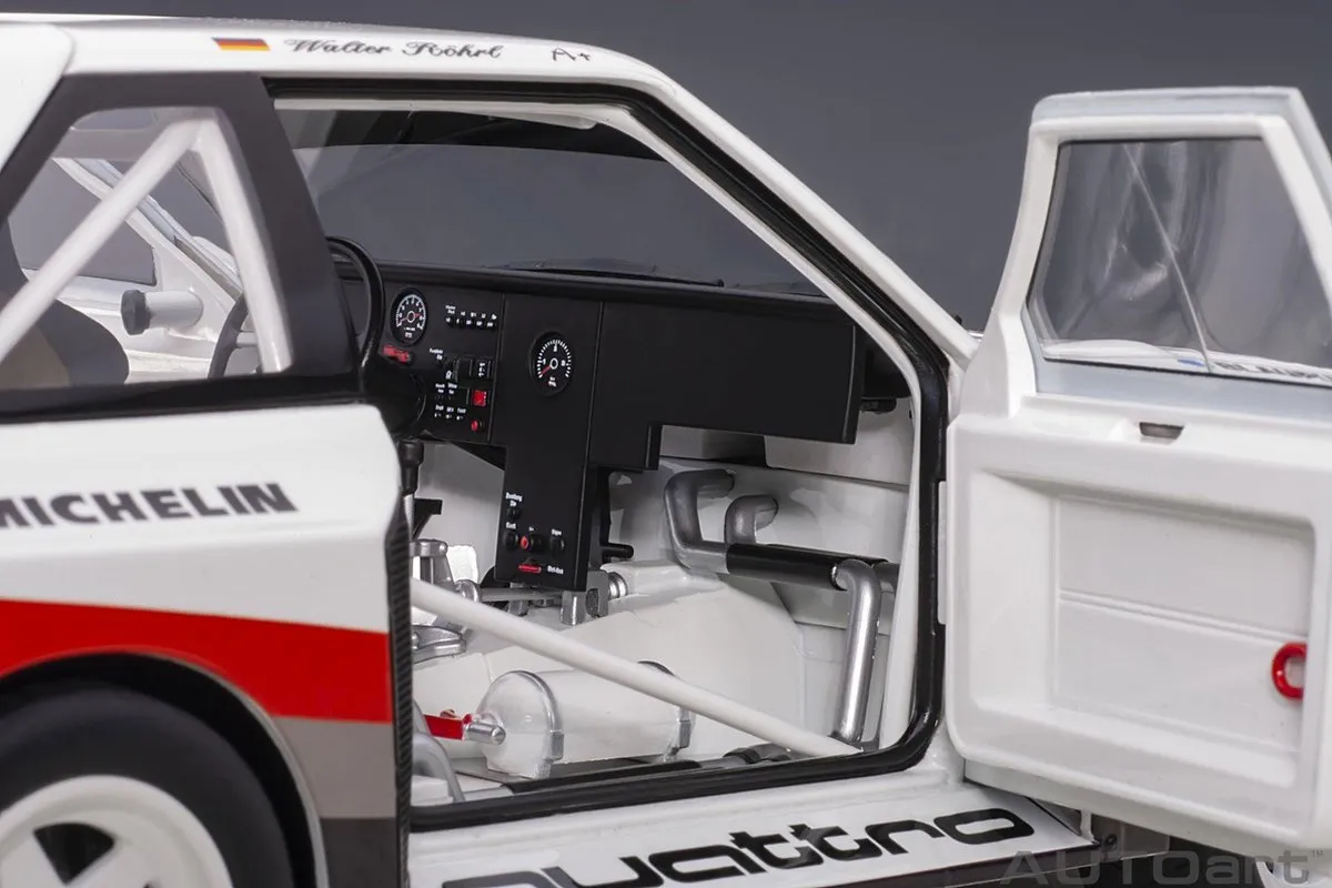 Audi Quattro S1 Pikes Peak Winner 1987 - AUTOart 1:18 Model - Wit