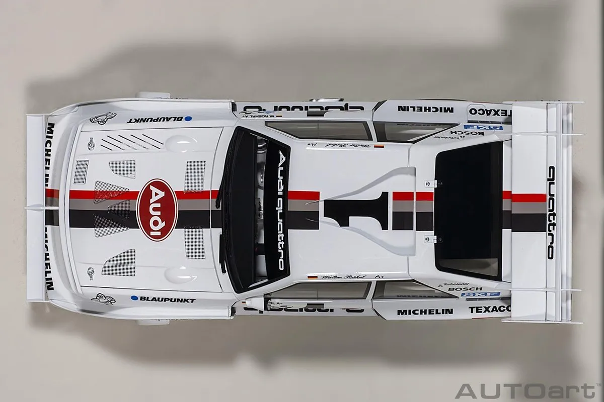 Audi Quattro S1 Pikes Peak Winner 1987 - AUTOart 1:18 Model - Wit