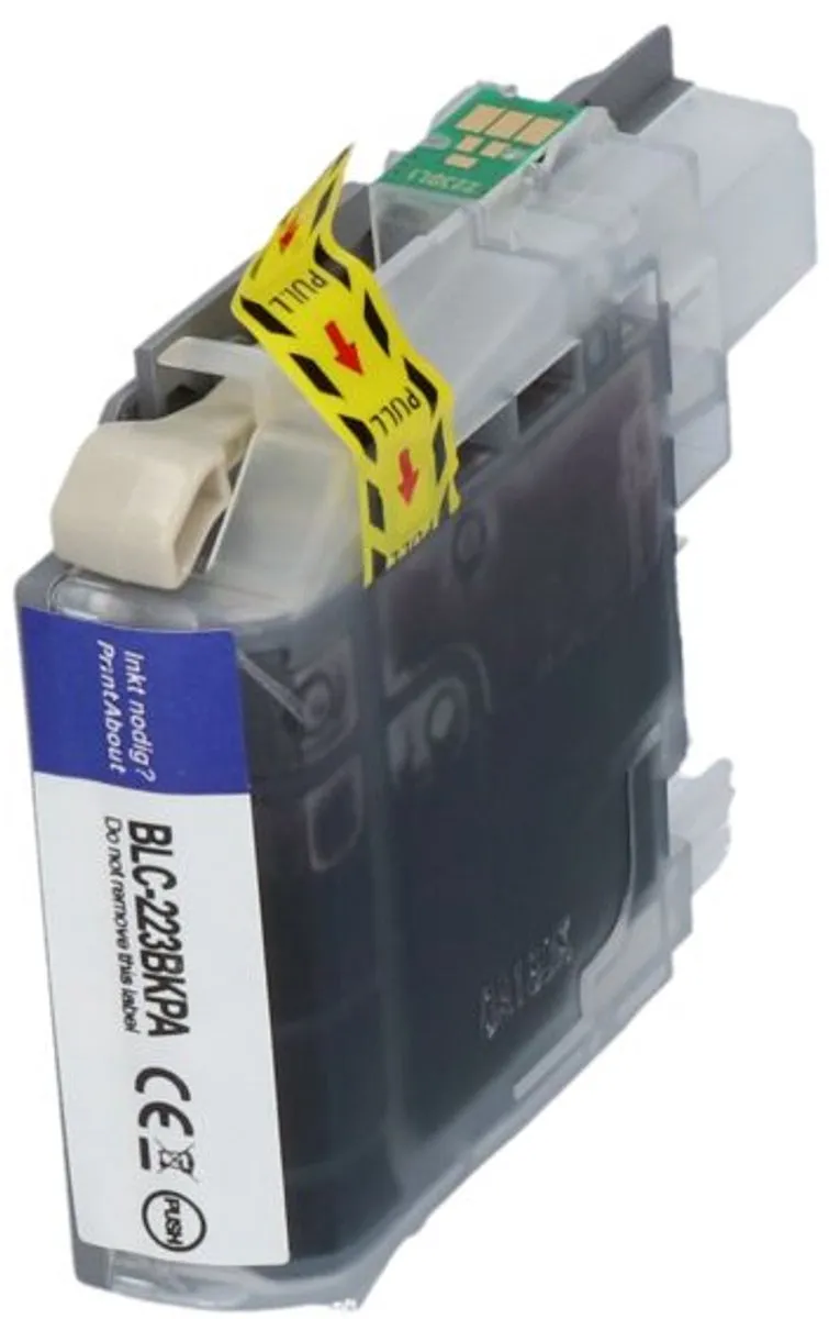 PrintAbout LC-221BK Inktcartridge - Zwart - 22ml