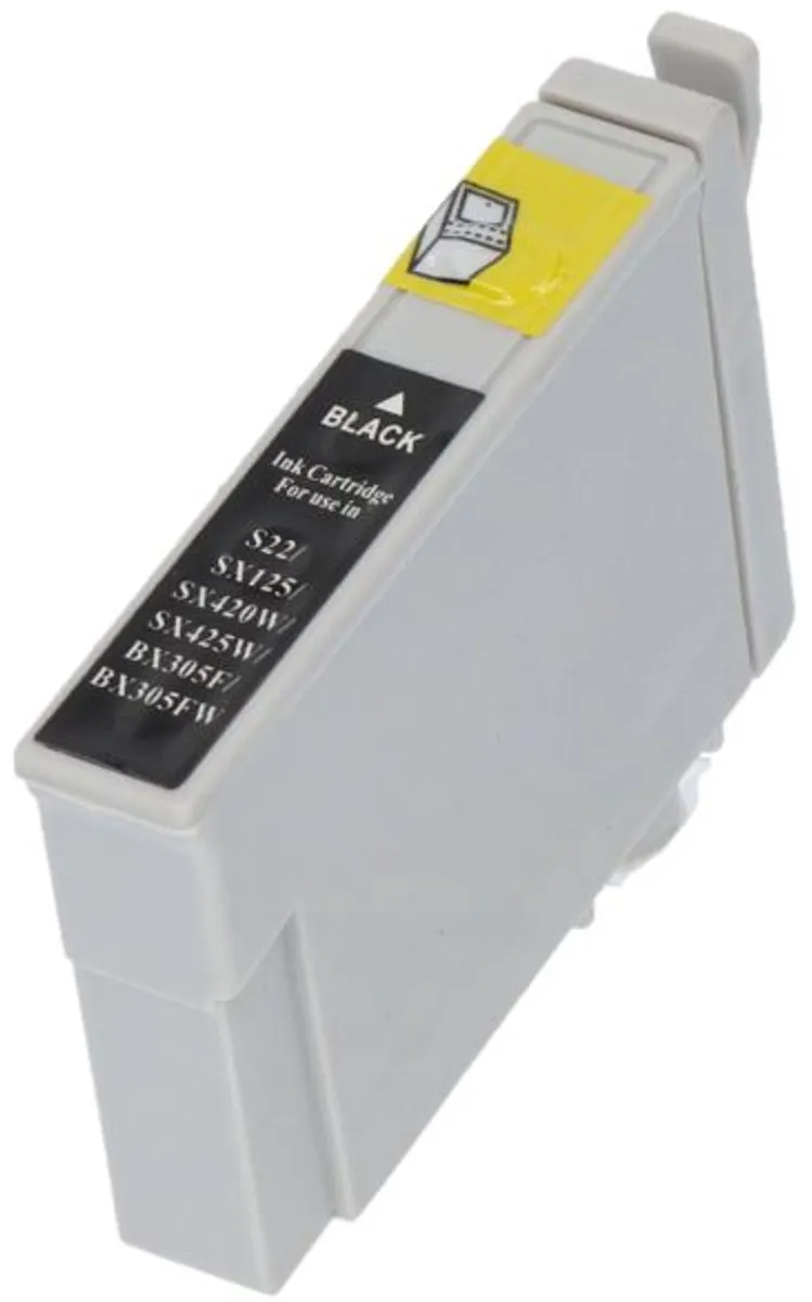 PrintAbout T1281 Inktcartridge - Zwart - 450 pagina's
