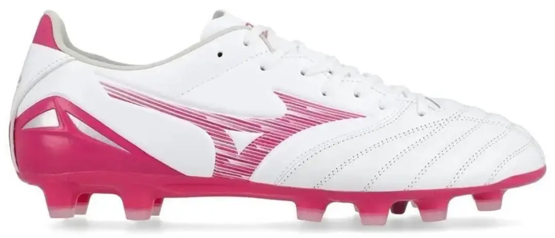 Mizuno Morelia Neo IV Pro FG - 44 - Wit/Fuchsia - afbeelding 2 van 3