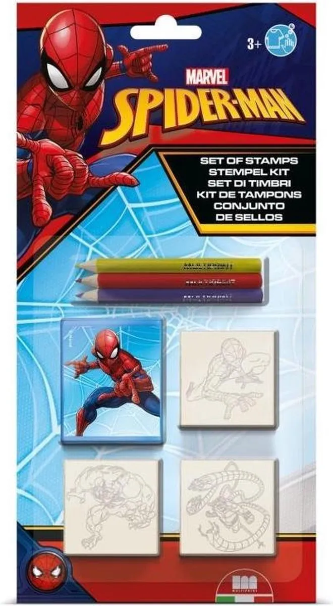 Marvel Spider-Man 7-delig Kleurset