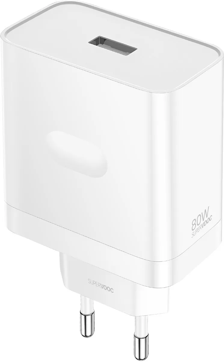 OnePlus 80W SuperVOOC USB-A Netlader Wit