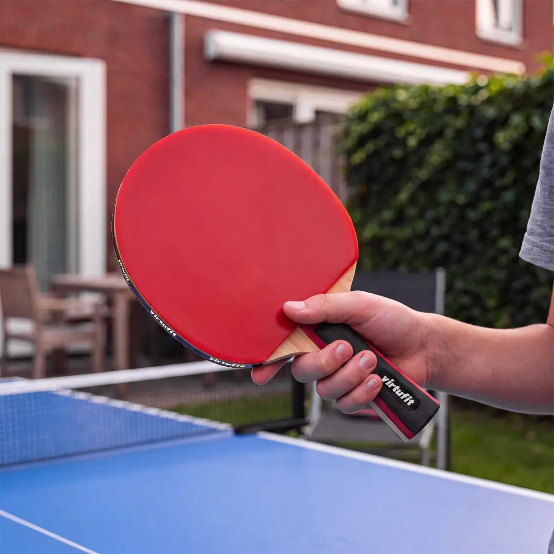 VirtuFit Tafeltennisset Pro - 2 Batjes 5 Ballen - afbeelding 6 van 6