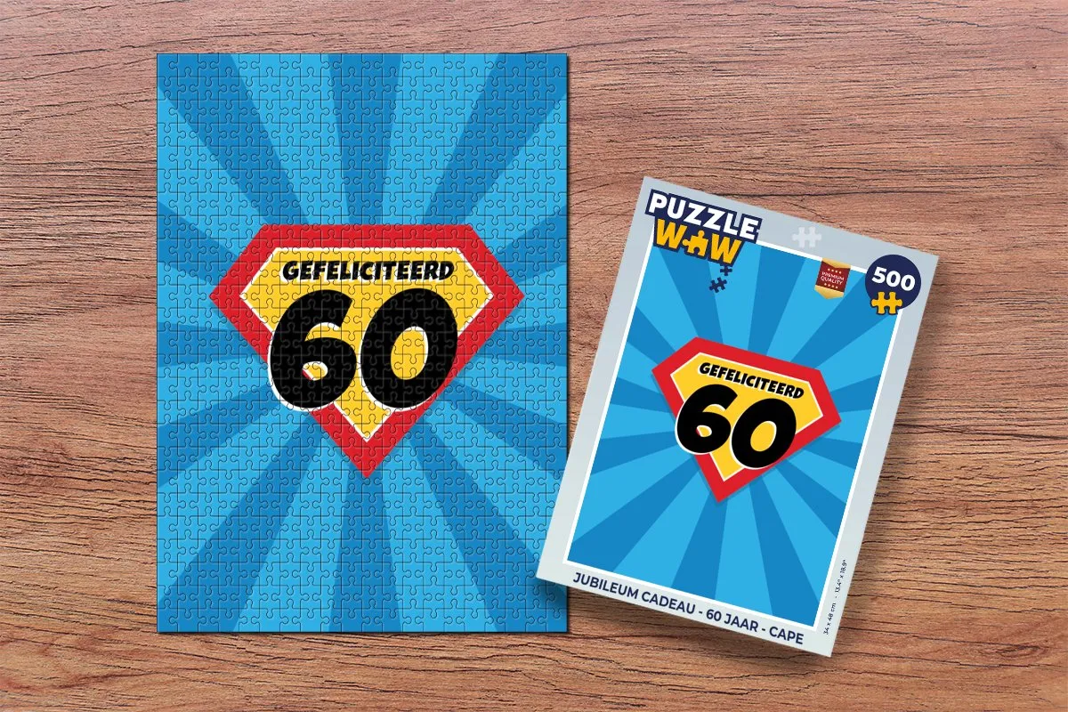 PuzzleWow Jubileum Legpuzzel 500 Stuks - Multicolor