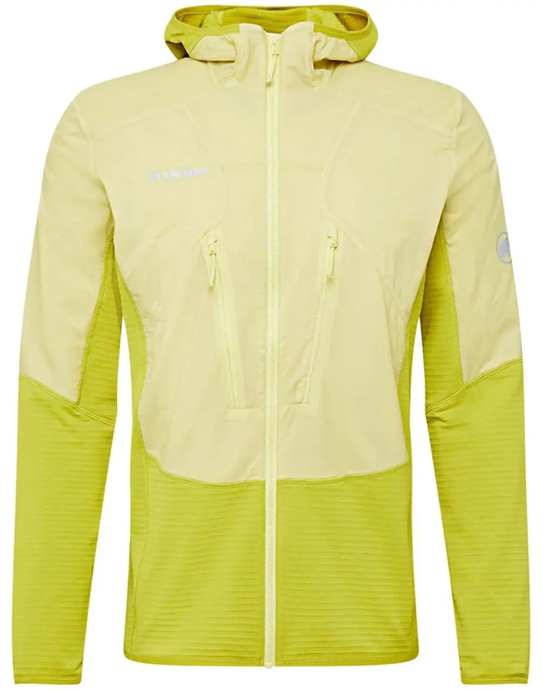 Mammut Aenergy Ml Hybrid Fleece Met Kap Geel L Man