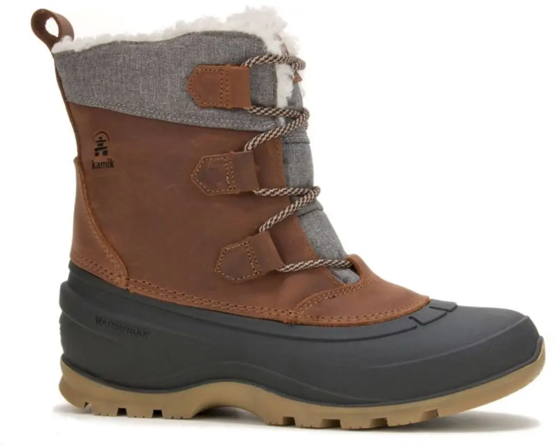 Kamik Snowgem Lo Dames Winterschoenen 40 - Cognac - afbeelding 2 van 6