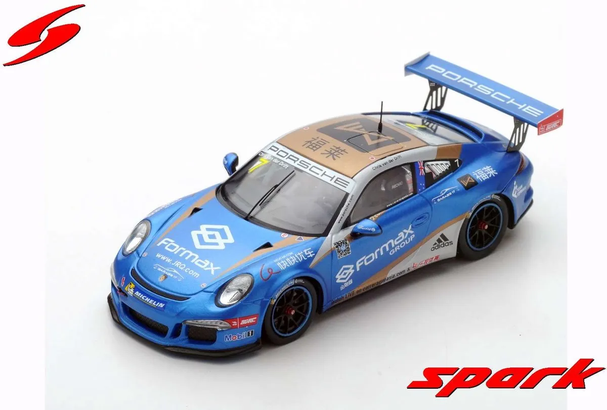 Porsche Carrera Cup Asia Champion 2017 SA151 Modelauto 1:43