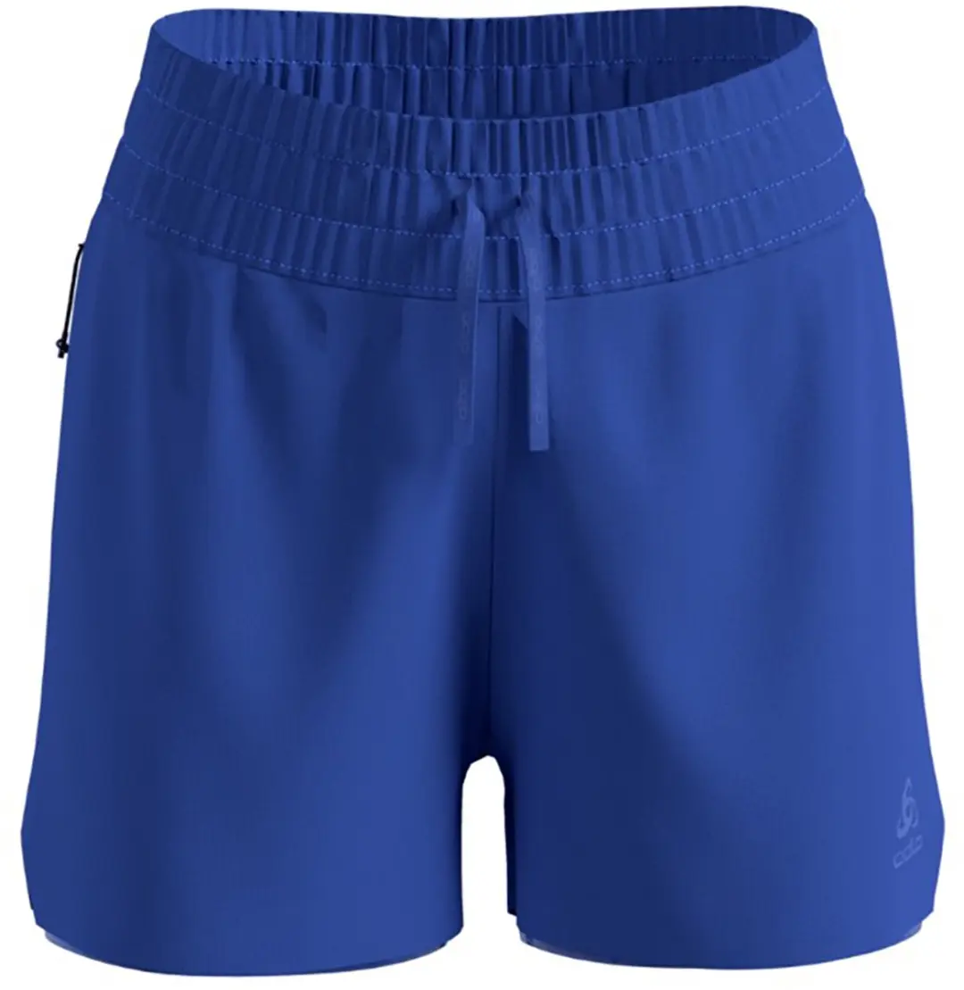 Odlo Odlo 2-in-1 short ZEROWEIGHT 3 INCH PRINT BLAUW