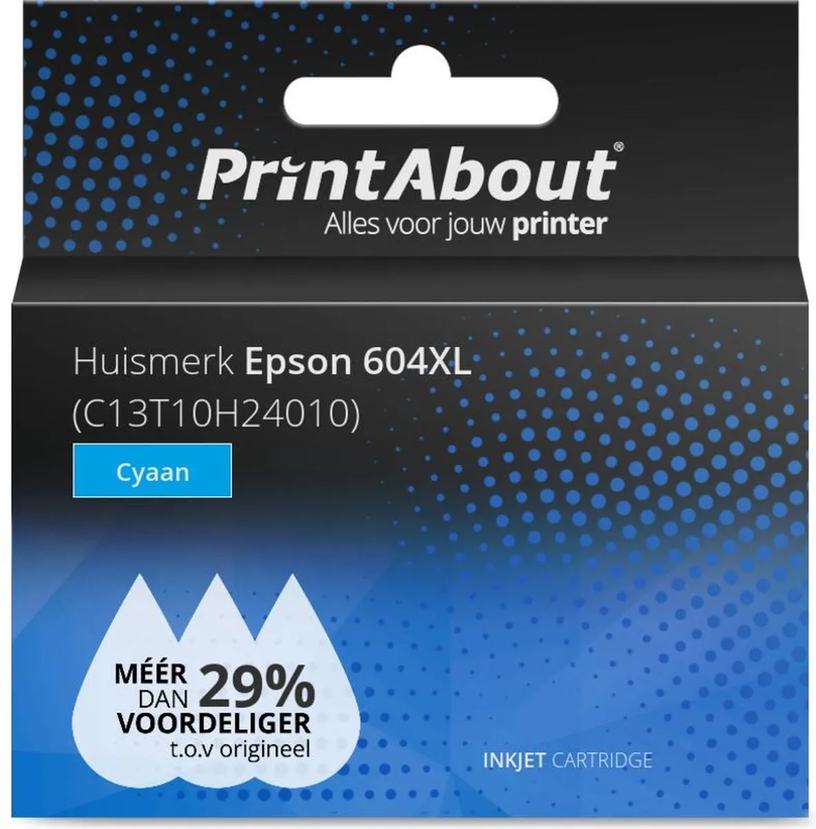 PrintAbout Inktcartridge 604XL Cyaan - 400 pagina's - Epson