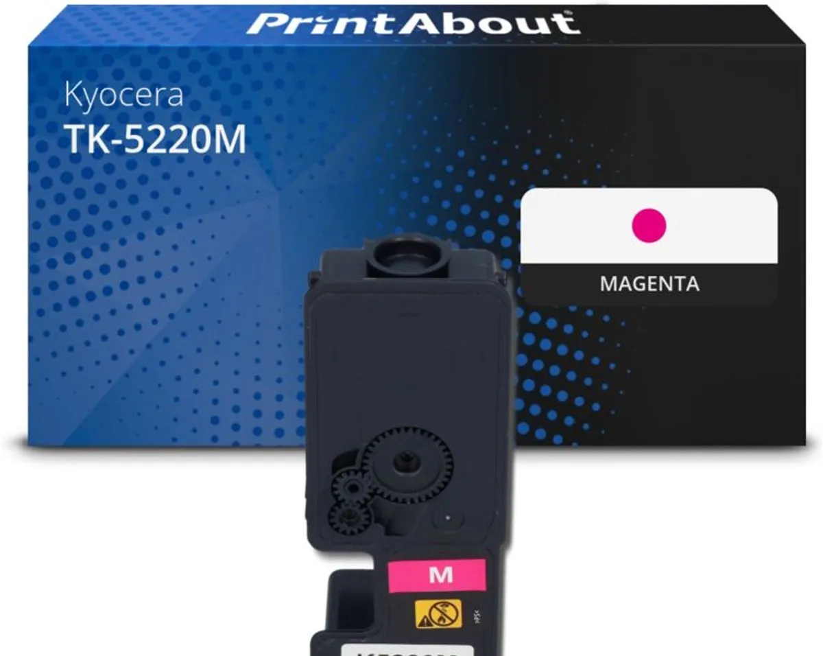 PrintAbout Kyocera TK-5220M Toner Magenta - 1.200 pagina's