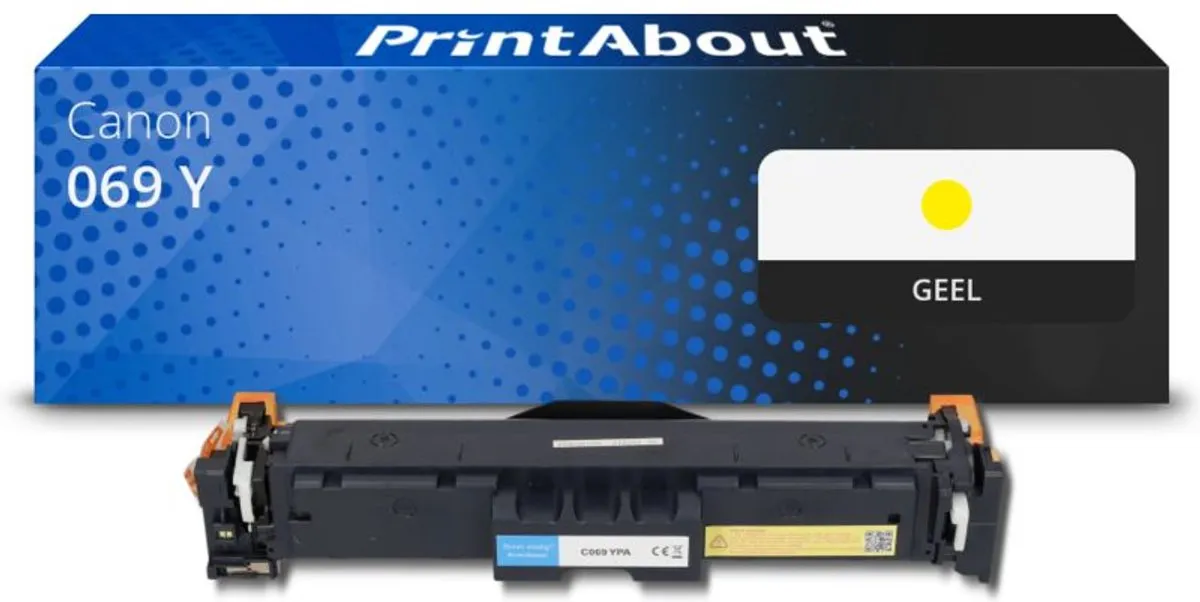 PrintAbout Canon 069Y Toner Geel