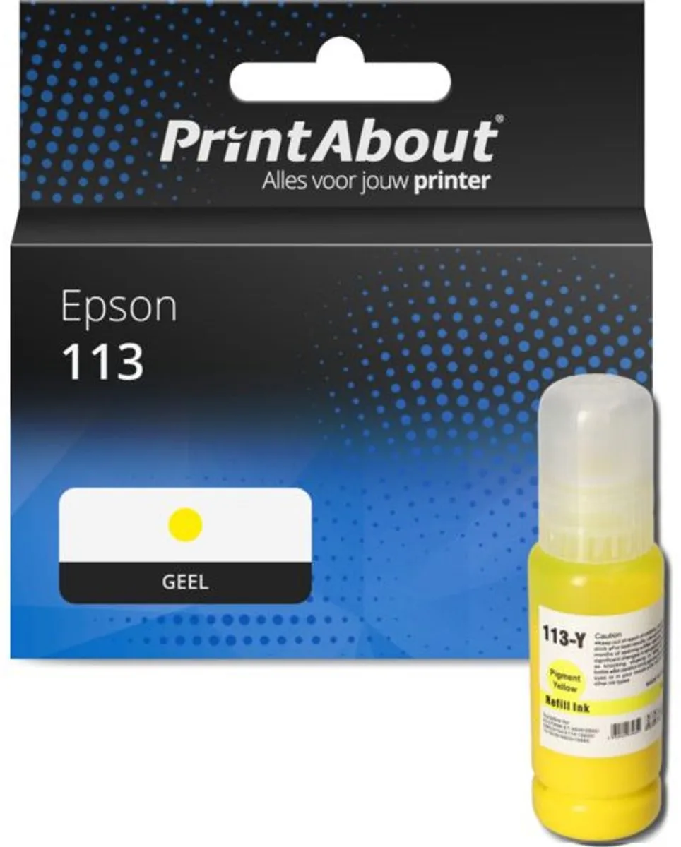 PrintAbout Inktcartridge C13T06B440 Geel - 70ml - Epson