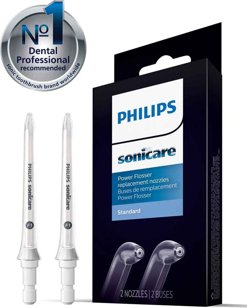 Philips Sonicare HX3042/00 PowerFlosser Opzetstukken - 2 Stuks