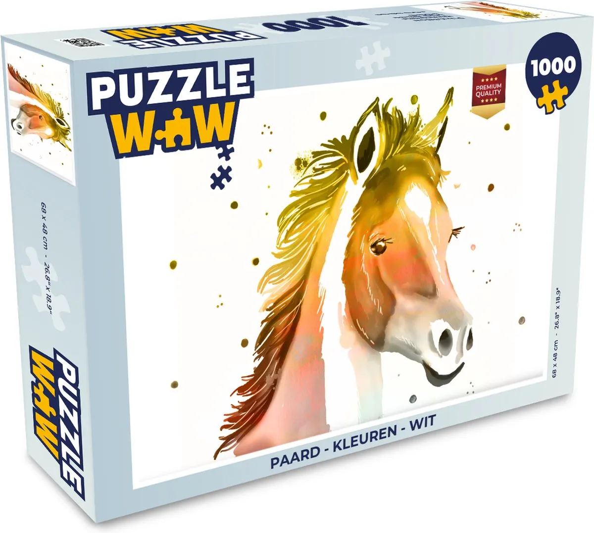 PuzzleWow Paard Legpuzzel 1000 Stuks