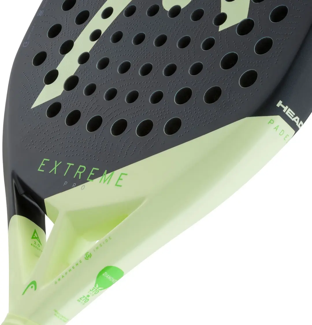 Head Extreme Pro 2026 Tennisracket - L0 - Zwart/ Groen - afbeelding 3 van 5