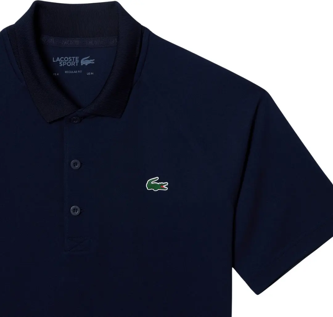 Lacoste Polo Shirt Heren Navy DH3201-166 - M/L - afbeelding 5 van 6