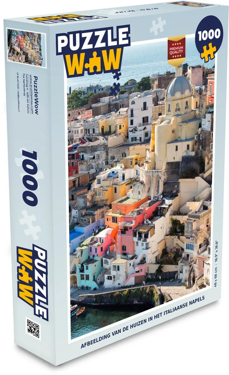 PuzzleWow Napels Legpuzzel 1000 Stuks