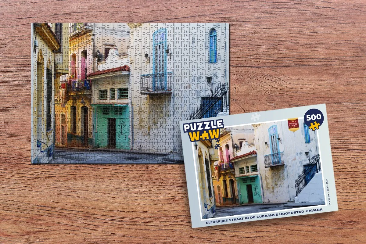PuzzleWow Havana Legpuzzel 500 Stuks