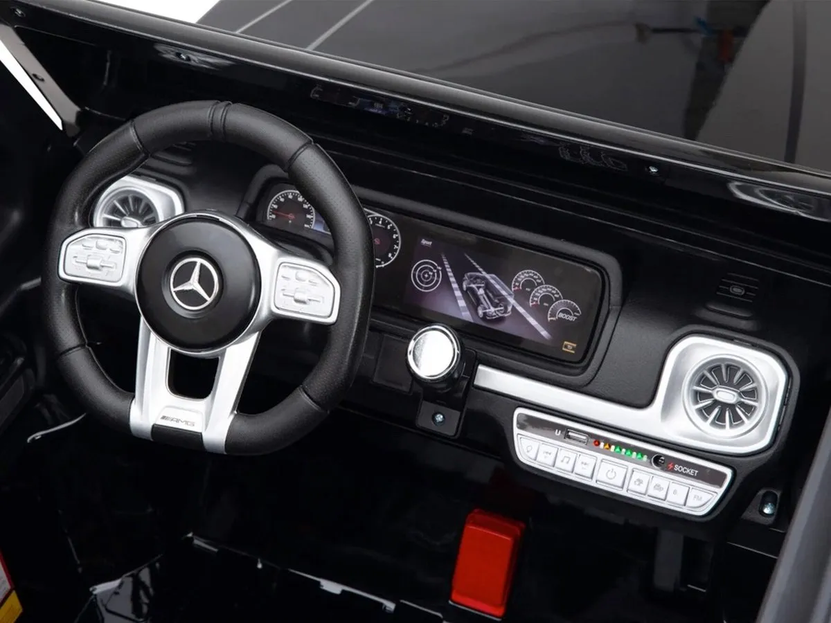 Mercedes G63 AMG 24V Kinderauto - Zwart