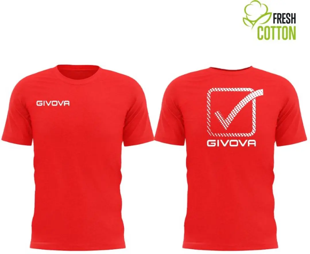 Givova Cubo T-shirt - Rood - S