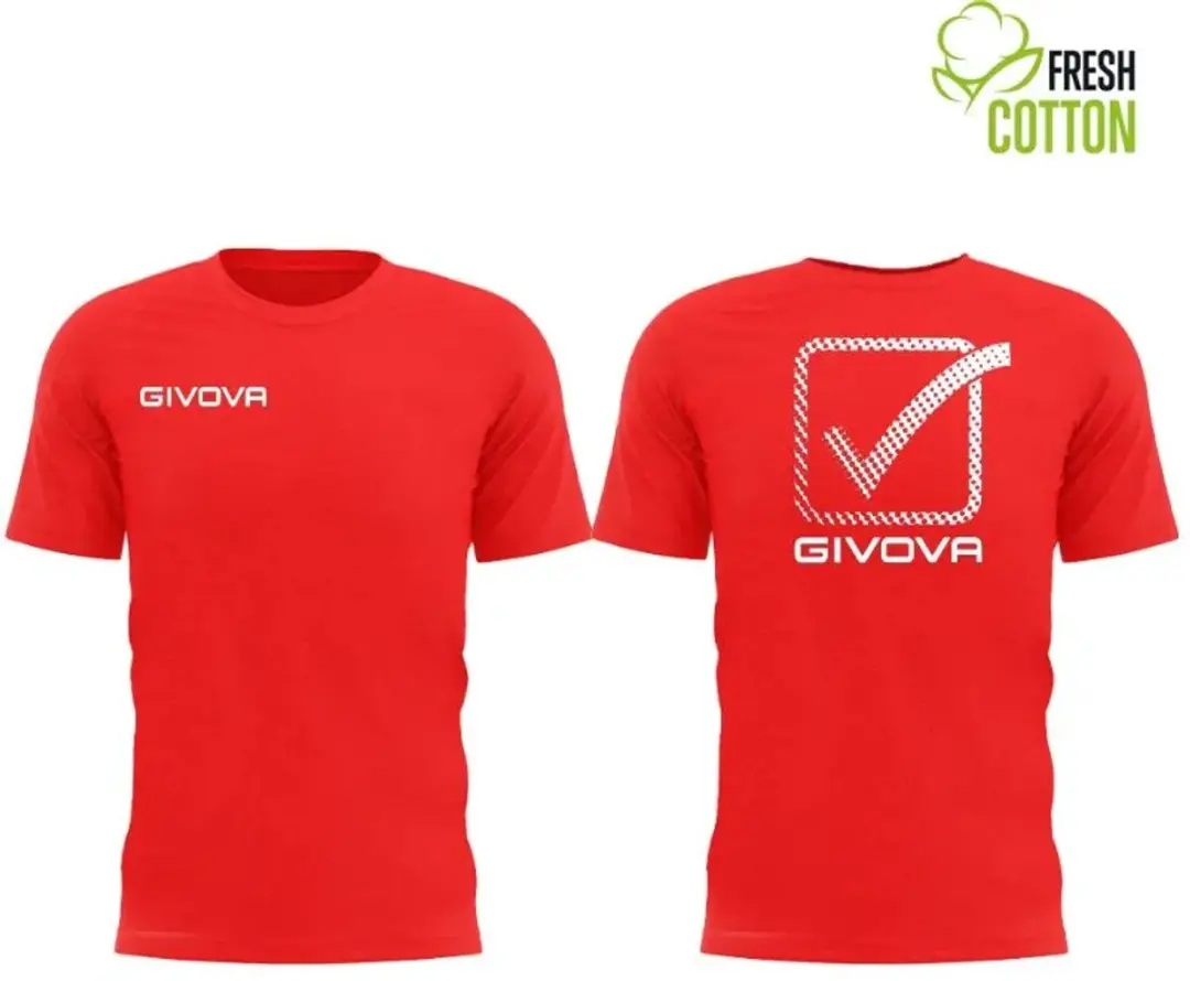Givova Cubo T-shirt - Rood - S