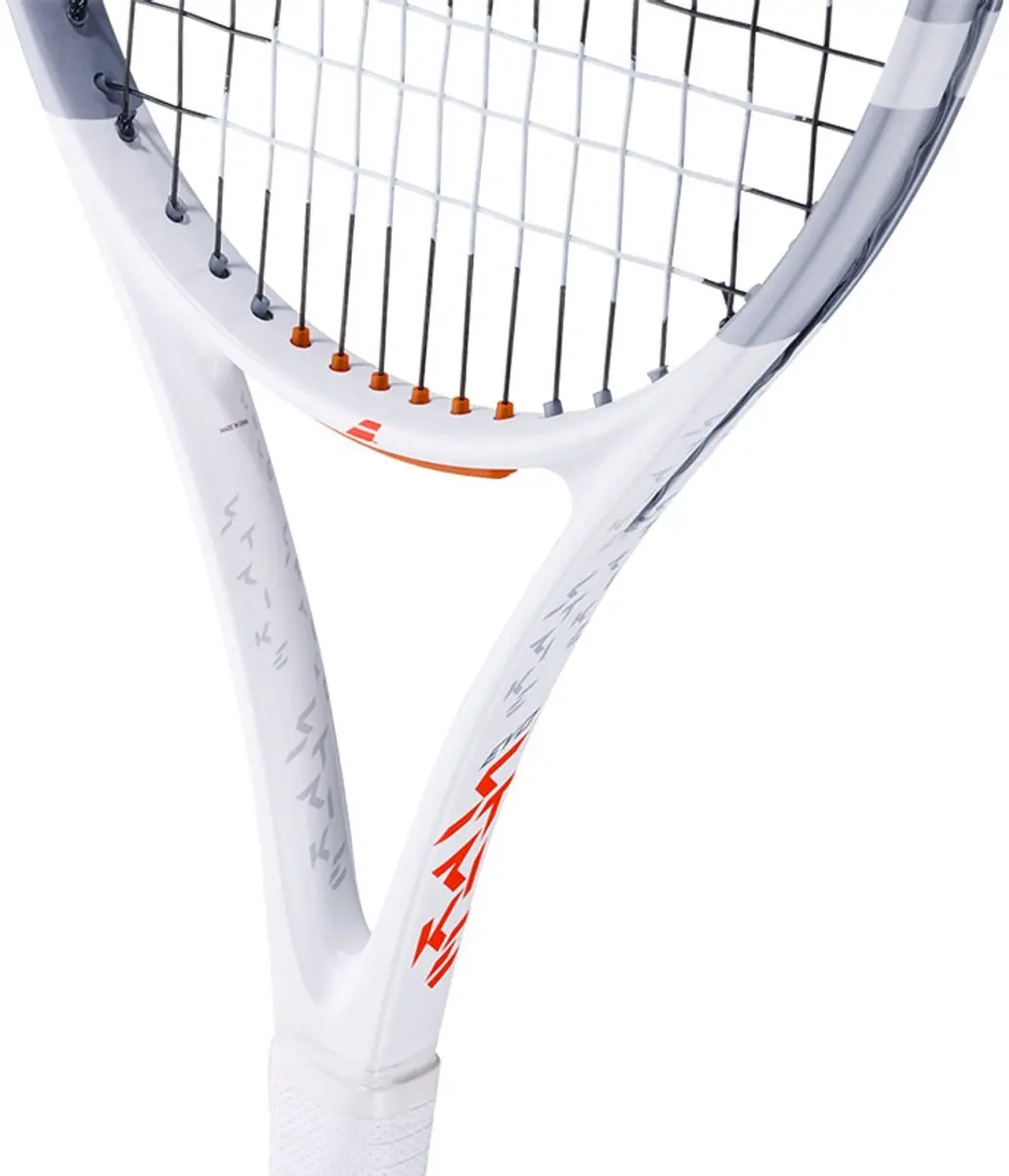 Babolat Evo Strike Senior Tennisracket - L2 - Wit/Oranje - afbeelding 2 van 6