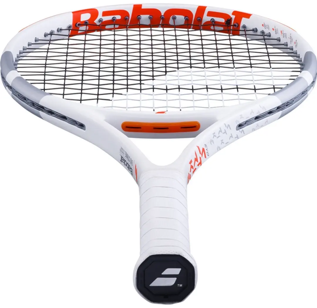 Babolat Evo Strike Senior Tennisracket - L2 - Wit/Oranje - afbeelding 3 van 6