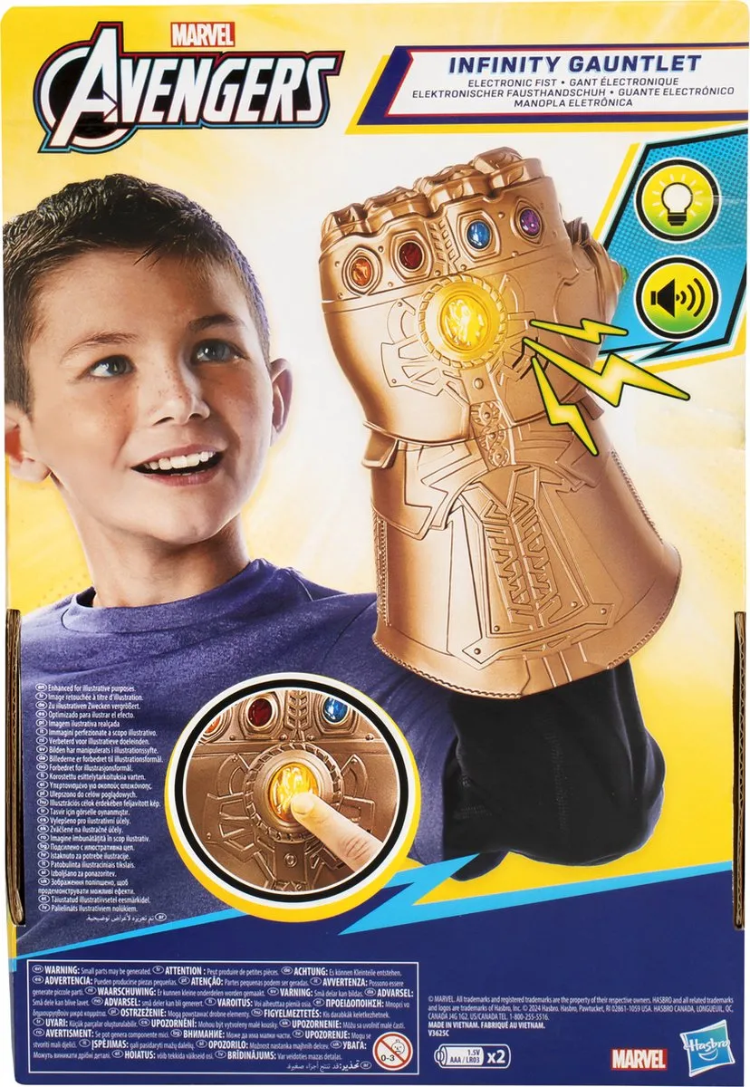 Marvel Avengers Infinity Handschoen - Thanos - Multicolor