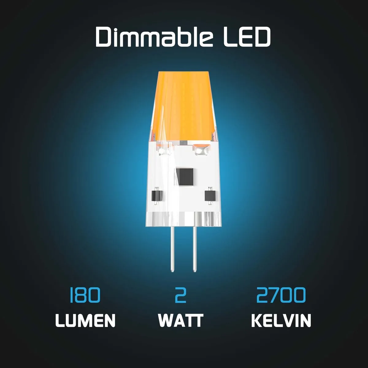 LEDVION G4 LED Lamp 2W 2700K - 230 Lumen - afbeelding 6 van 6