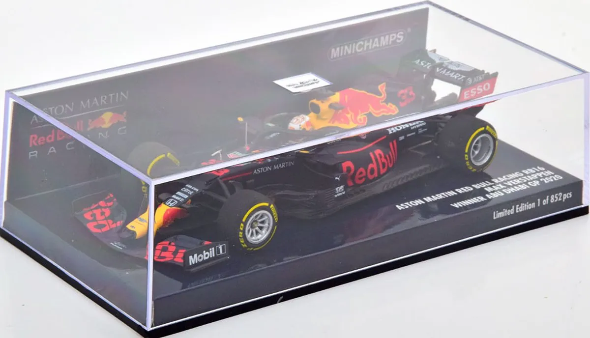 Formule 1 Aston Martin Red Bull Racing RB16 #33 Minichamps 1:43 - Abu Dhabi GP 2020