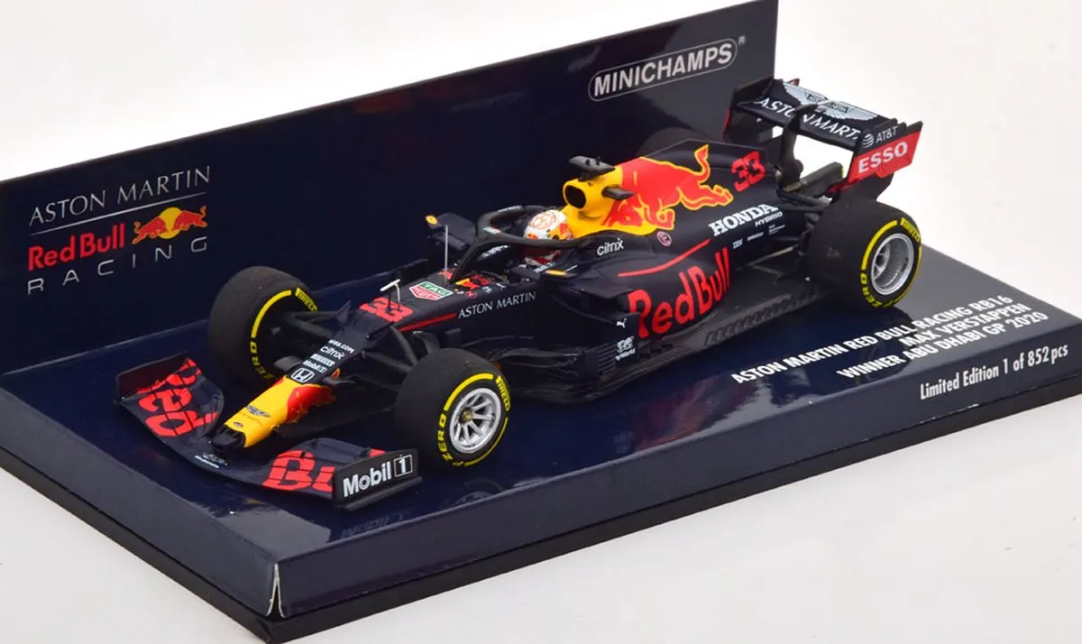 Formule 1 Aston Martin Red Bull Racing RB16 #33 Minichamps 1:43 - Abu Dhabi GP 2020